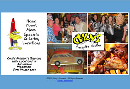 Chuy's Restaurants website