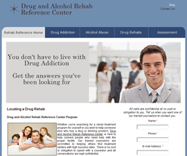 Addiction Reference Center website