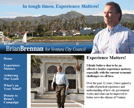 Brian Brennan for re-election website
